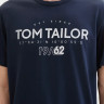 Футболка T-Shirt mit Logo Print 1041871ХХ10302 Tom Tailor L Темно-синій 1041871ХХ10302