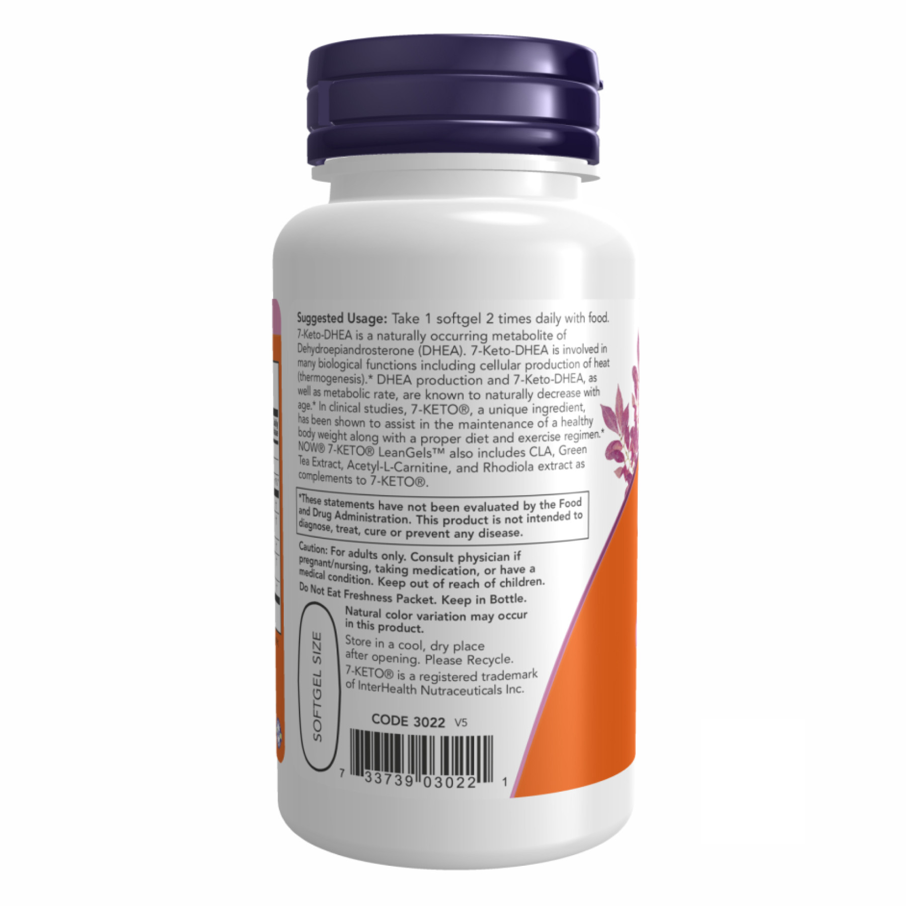 Софт гелеві капсули 7-KETO LeanGels 100 mg - 60 Softgels 2022-10-0406
