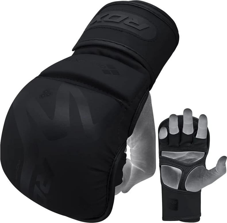 Рукавиці тренувальні RDX GRAPPLING GLOVES SHOOTER T-15 чорний XL (GSR-T15MB) GSR-T15MB