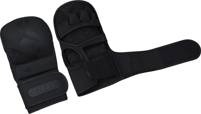 Рукавиці тренувальні RDX GRAPPLING GLOVES SHOOTER T-15 чорний XL (GSR-T15MB) GSR-T15MB