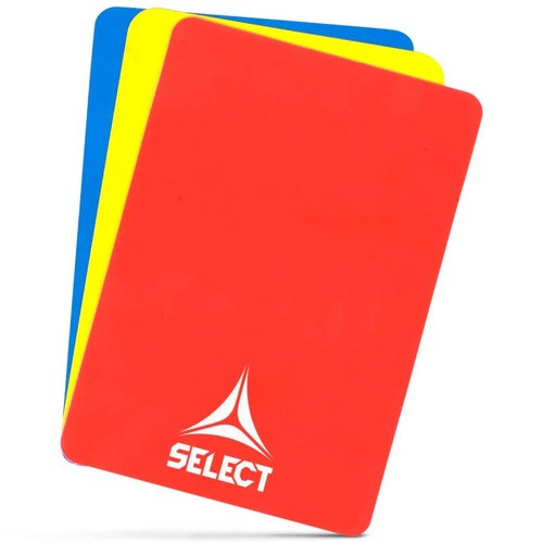 Картки суддівські арбітра SELECT Referee cards v24 (003) червон/жовто/синій 749092
