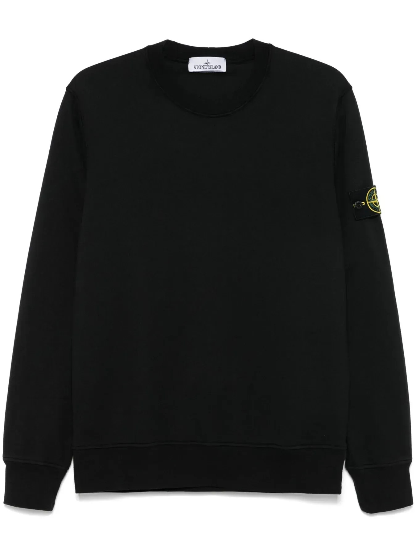 Худі Stone Island Logo Patch Crewneck Sweatshirt black K1S156100044S0051 V0029