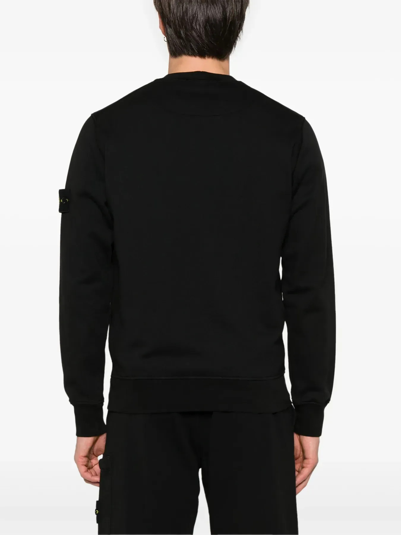 Худі Stone Island Logo Patch Crewneck Sweatshirt black K1S156100044S0051 V0029