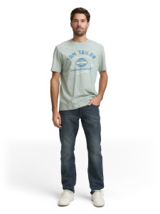 Футболка LOGO TEE MEN'S T-SHIRT 1037735-12792 Tom Tailor S Блакитний 1037735-12792