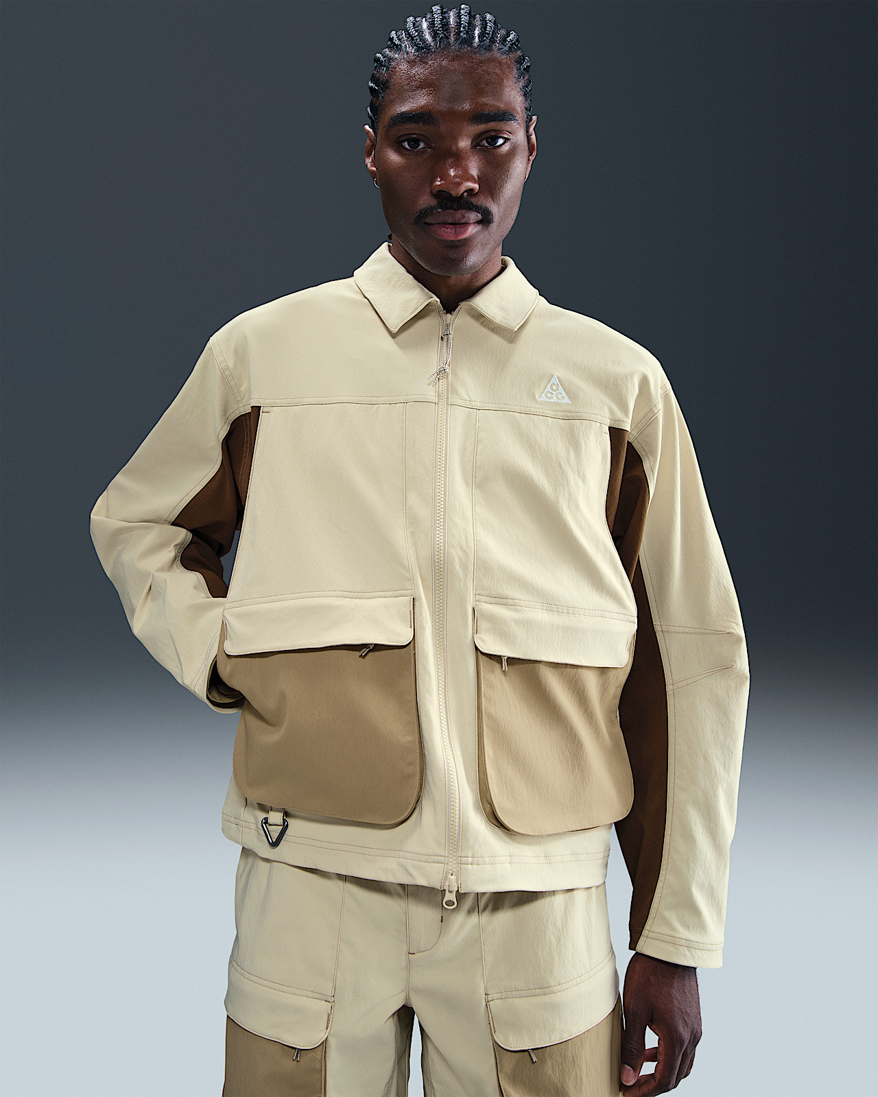 Куртка чоловіча Nike Acg Smith Summit Beige HV0598-229