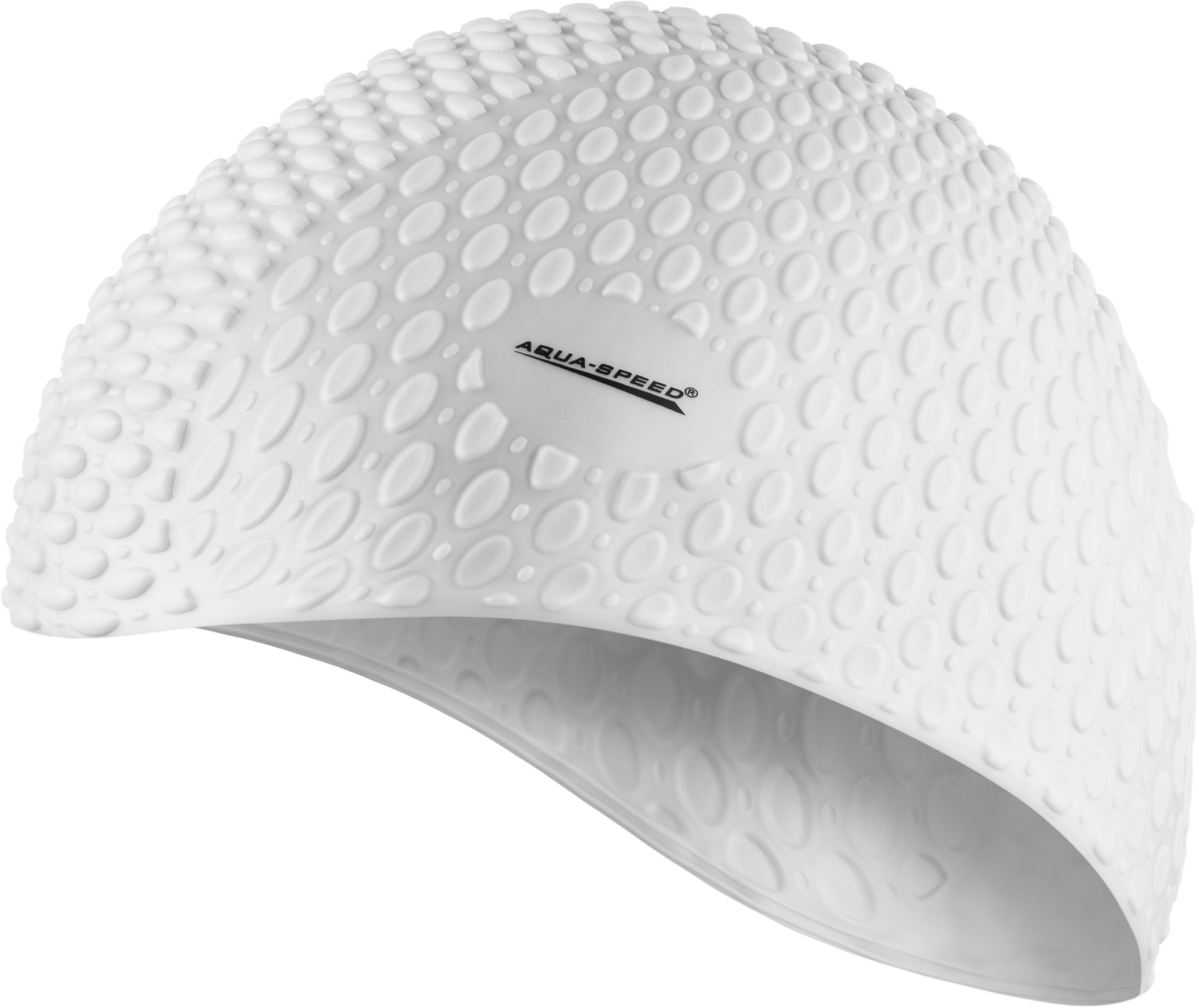 Шапочка для плавання Aqua Speed BUBBLE 102-05 білий Уні OSFM 102-05