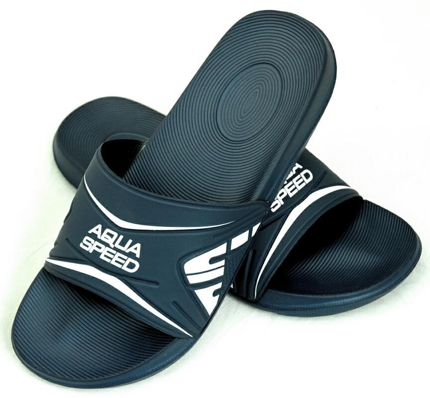 Шльопанці Aqua Speed DAKOTA 6812 темно-синій, білий Чол 41 516-10