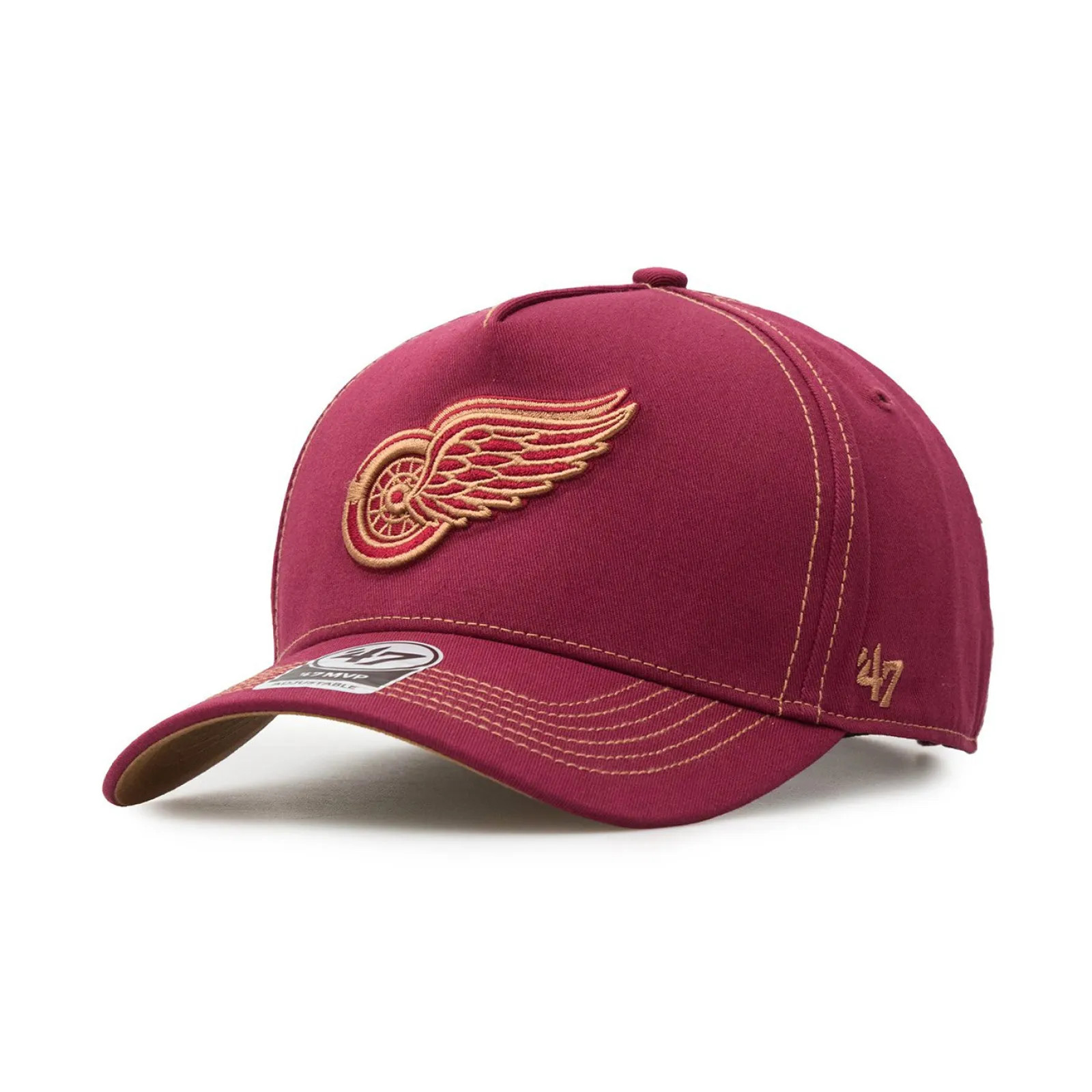 Бейсболка (MVP) 47 Brand DETROIT RED WINGS CONTRAST STI CONDT05GWS-CA