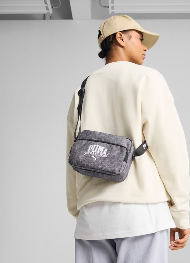 Сумка Puma PHASE CLASS Crossbody Bag 2,5L сірий 20 х 15,5 х 6 см (091179-01) 091179-01