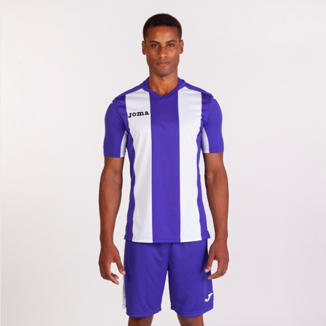 Футболка Joma Pisa V 100403.550 фіолетово-біла 100403.550