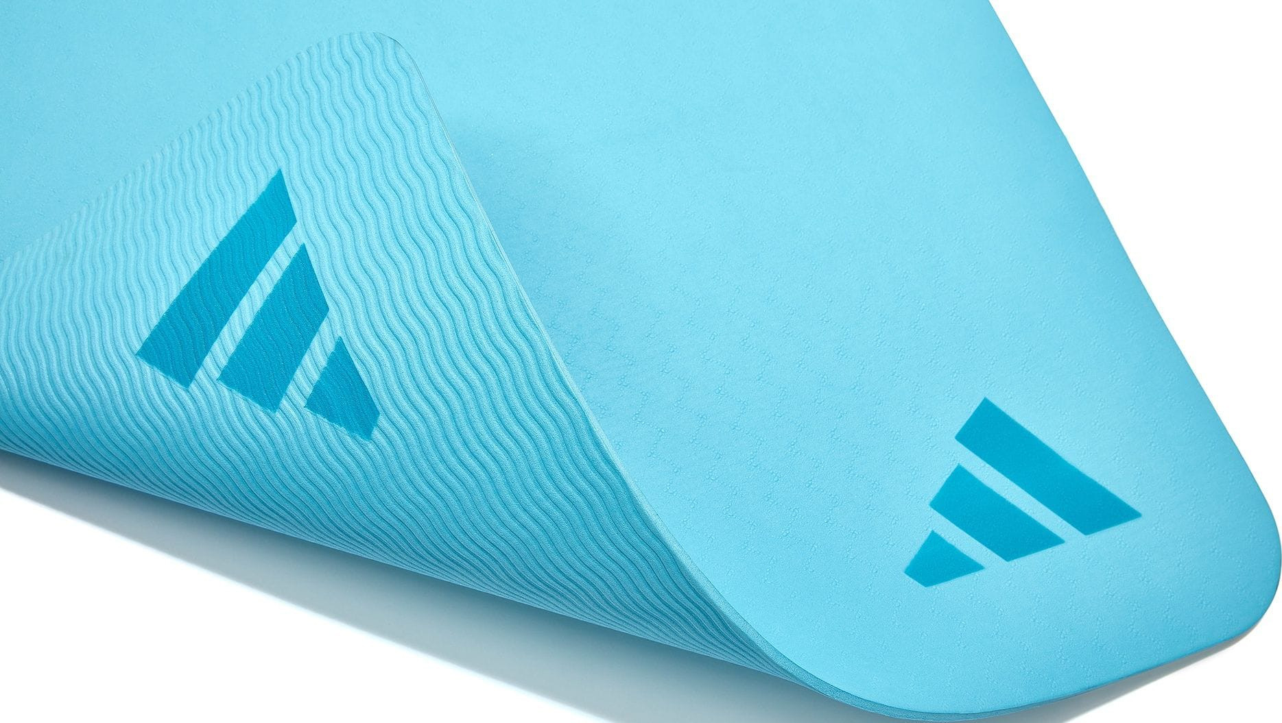 Килимок для йоги Adidas Premium Yoga Mat блакитний 176 х 61 х 0,5 см (ADYG-10300PB) ADYG-10300PB