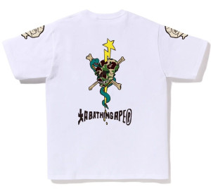 Футболка Bape Souvenir Skull Black tee 1K80110052