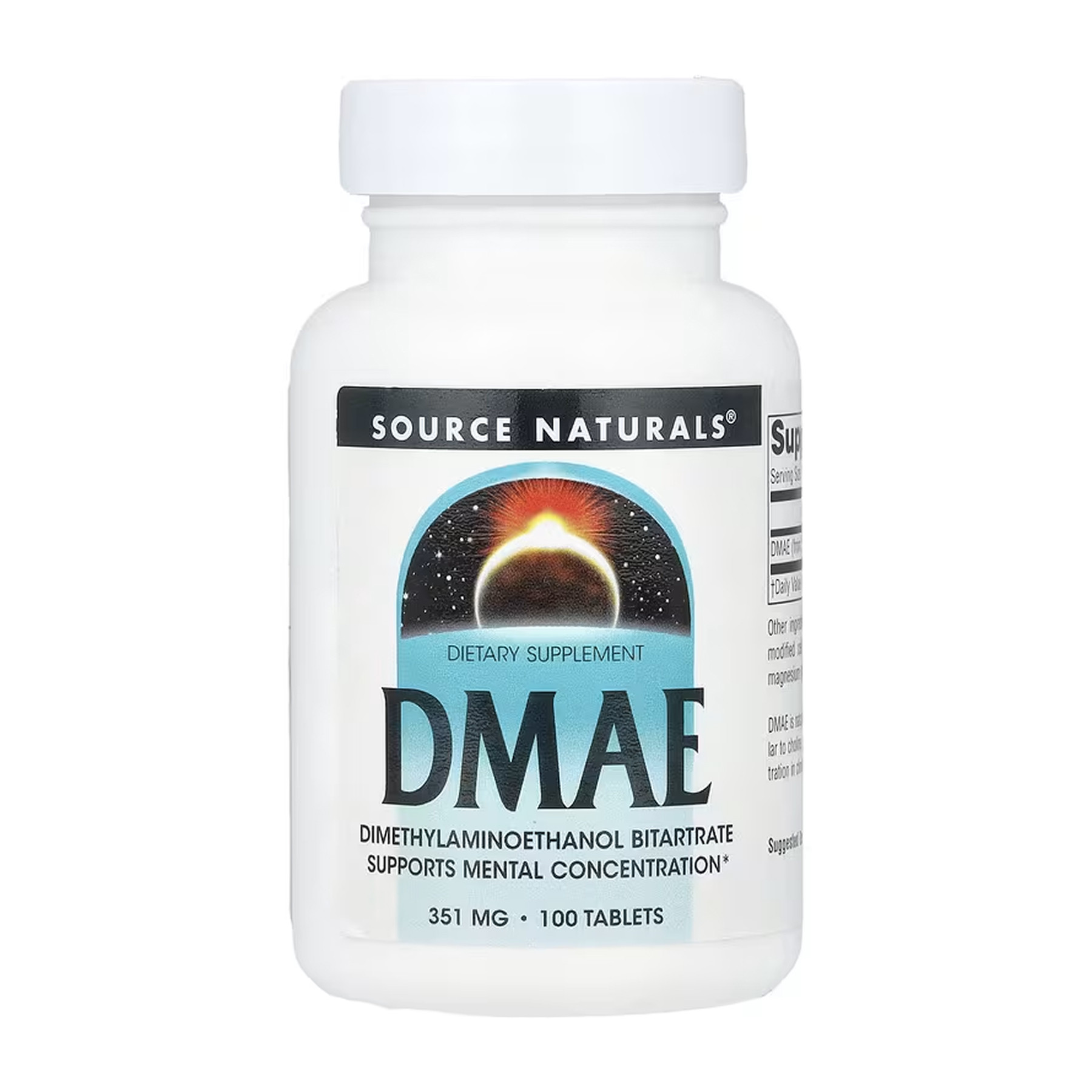 Таблетки Source Naturals DMAE 351 mg - 100 tabs 2023-10-6474