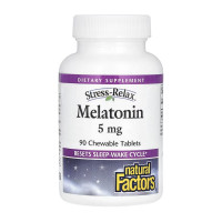 Таблетки Natural Factors Melatonin 5mg - 90 tabs 2023-10-5750