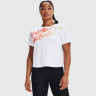Футболка жіноча Under Armour Live Chroma Graphic Tee White 1366006-100