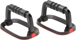 Упори для віджимання Adidas Performance Push Up Bars чорний, червоний Уні 20,7 x 13 x 11,7 см ADAC-12232