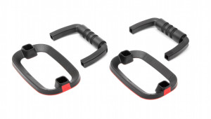 Упори для віджимання Adidas Performance Push Up Bars чорний, червоний Уні 20,7 x 13 x 11,7 см ADAC-12232