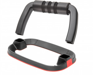 Упори для віджимання Adidas Performance Push Up Bars чорний, червоний Уні 20,7 x 13 x 11,7 см ADAC-12232
