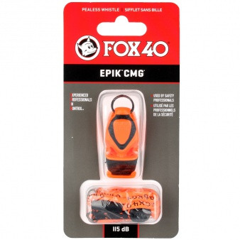 Свисток для арбітра Fox 40 Epik зі шнурком 8803-0308 Помаранчевий universal (63142) 8803-0308