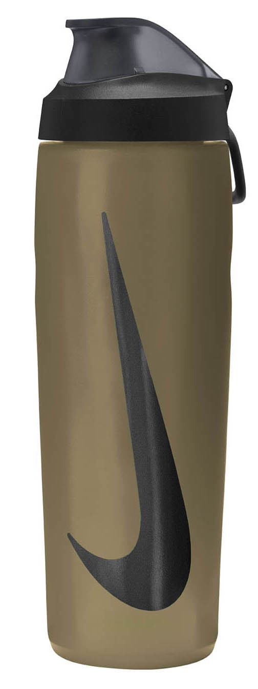 Пляшка Nike REFUEL BOTTLE LOCKING LID 24 OZ золотий, чорний Уні 709 мл N.100.7668.728.24