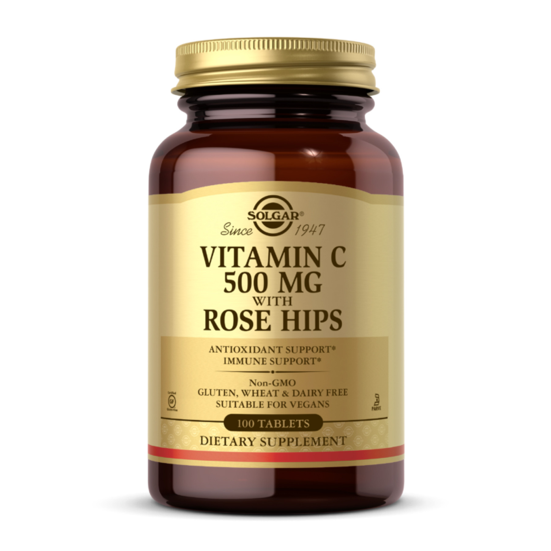 Таблетки Vitamin C 500mg with Rose Hips - 100 tabs 100-39-0726512-20