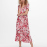 Сукня ONLENOLA S/S MIDI DRESS WVN 15230958 High Risk Red-CRUISE FLORAL ONLY S Червоний 15230958HIGHRISKRED-CRUIS