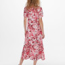 Сукня ONLENOLA S/S MIDI DRESS WVN 15230958 High Risk Red-CRUISE FLORAL ONLY S Червоний 15230958HIGHRISKRED-CRUIS