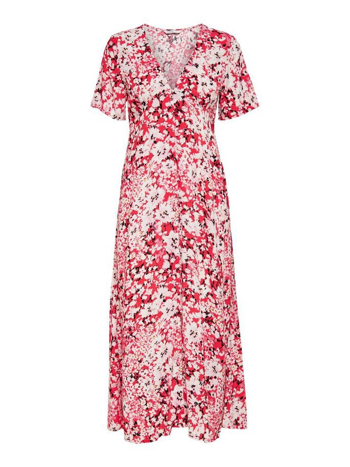 Сукня ONLENOLA S/S MIDI DRESS  WVN 15230958 High Risk Red-CRUISE FLORAL ONLY S Червоний 15230958HIGHRISKRED-CRUIS