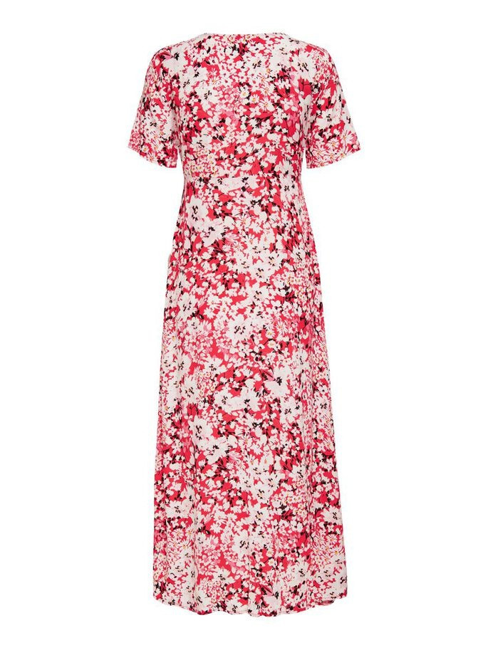 Сукня ONLENOLA S/S MIDI DRESS  WVN 15230958 High Risk Red-CRUISE FLORAL ONLY S Червоний 15230958HIGHRISKRED-CRUIS