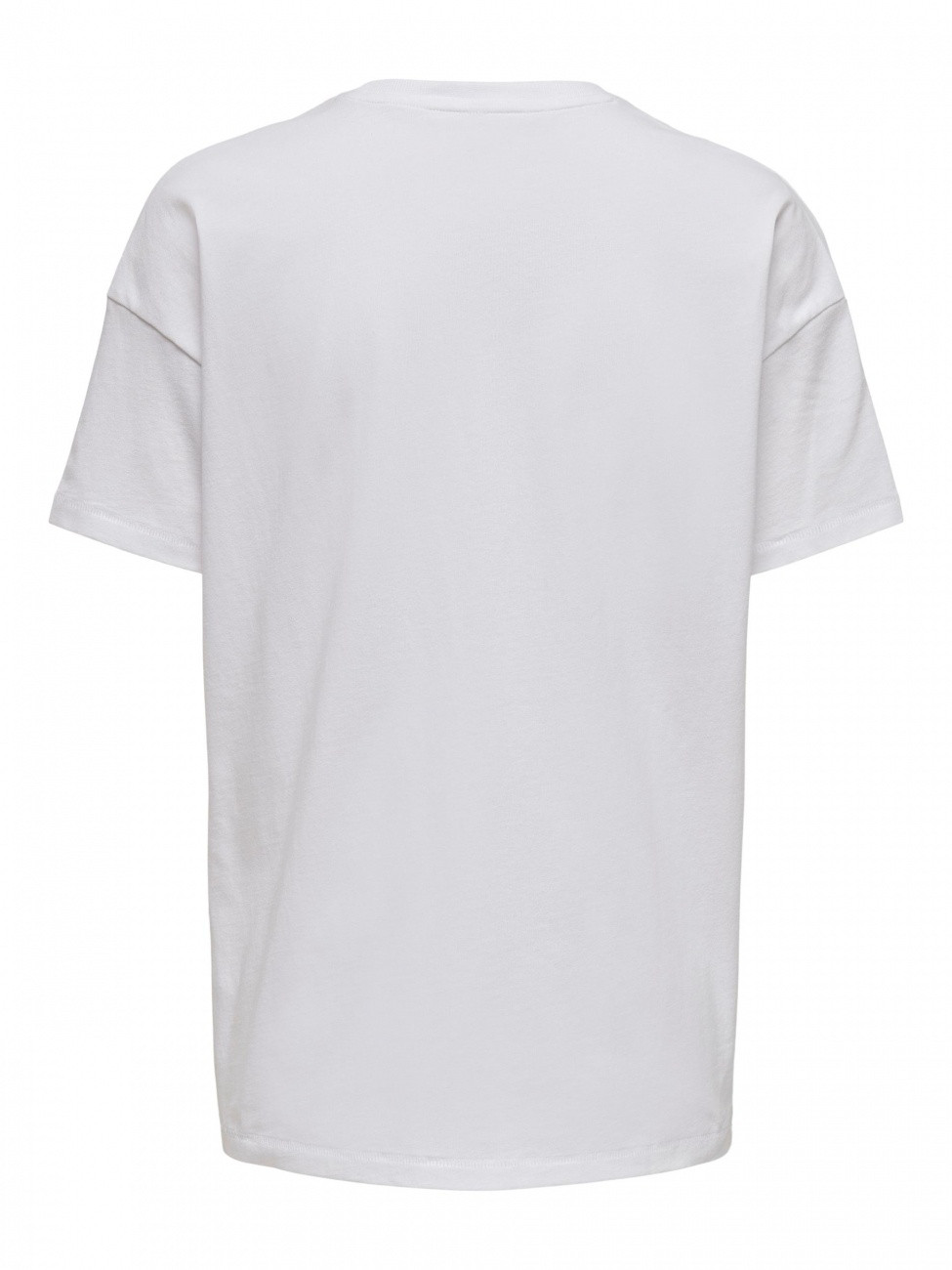 Футболка ONLHAZEL OVERSIZE S/S FOOD TOP JRS 15254488-Bright White-Print:PIZZA ONLY S Білий 15254488-Bright White-Pri