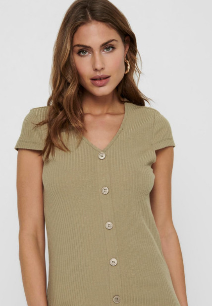 Сукня ONLNELLA S/S DRESS JRS 15202197 Toasted Coconut ONLY L Бежевий 15202197ToastedCoconu