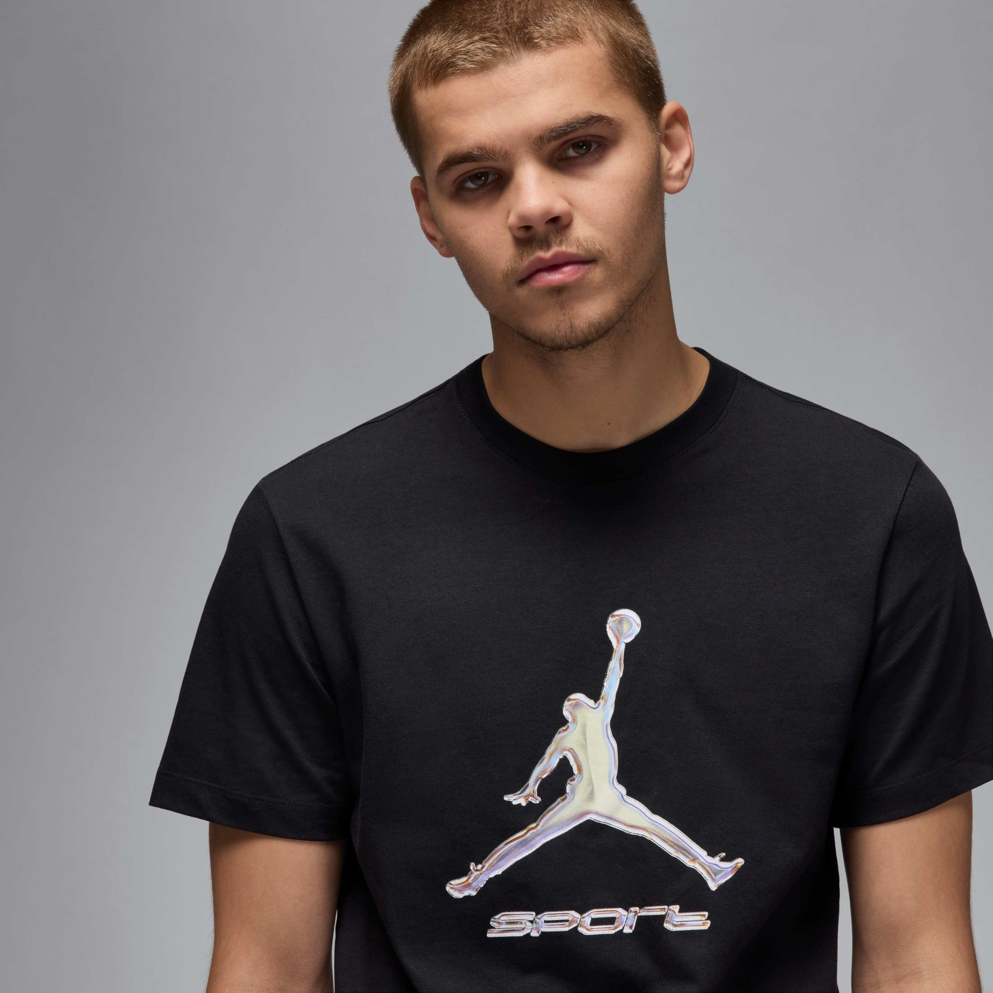 Футболка чоловіча Air Jordan Sport Dri-Fit Graphic T-Shirt Black HQ7984-010