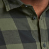 Сорочка JJEGINGHAM TWILL SHIRT L/S PS NOOS 12183107-Dusty Olive Jack&Jones PLUS 3XL Зелений 12183107-DUSTY OLIVE