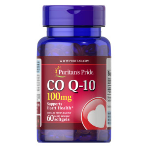 Капсули Q-SORB™ Co Q-10 100 mg - 60 softgels 100-29-2371464-20