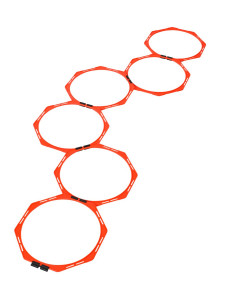 Кільця для розвитку координації SELECT Octagon Coordination rings  (489) червоний, one size 749671