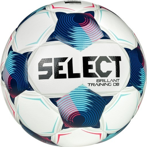 М'яч футбольний Select BRILLANT TRAINING DB V25 (FIFA BASIC) біло-синьо-рожевий 086415-002, Цвет Бел 086415-002