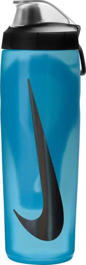 Пляшка Nike REFUEL BOTTLE LOCKING LID 24 OZ синій, білий, чорний 709 мл (N.100.7668.420.24) 00000040596