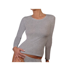 Футболка з довгим рукавом Kappa T-shirt Manica Lunga Girocollo сірий Жін L K2601 GrigioUnito