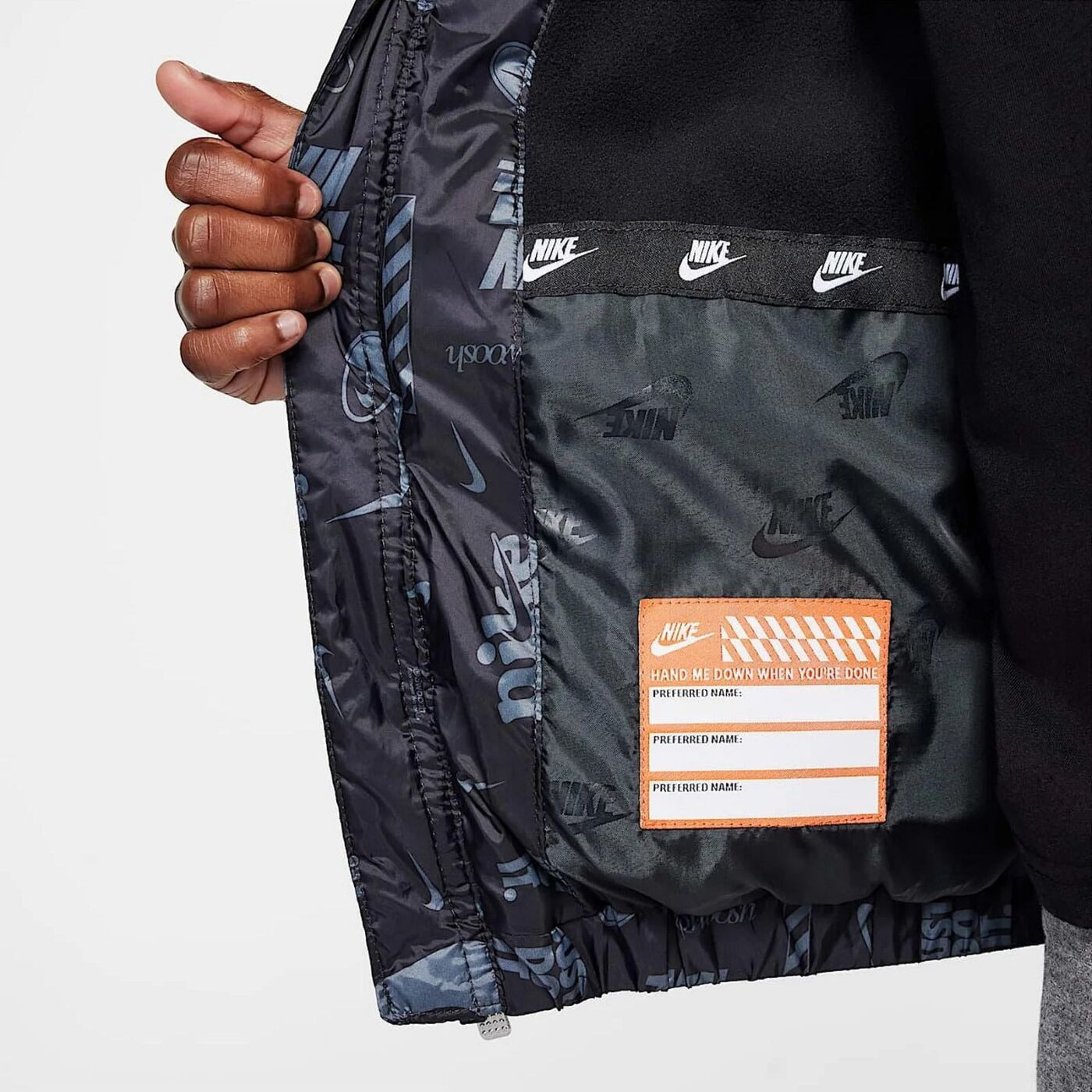 Куртка дитяча Nike Nkb Dna Logo Puffer Jacket Black 86M123-023