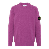 Кофта Stone Island Purple Cotton Logo Sweatshirt 1015532B9 V0045