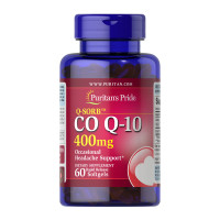 Софт гелеві капсули Puritans Pride Q-SORB™ CO Q-10 400 mg - 60 Rapid Release Softgels 2023-10-6441