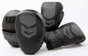 Комплект для боксу Everlast PROSPECT 2 MITT KIT чорний, сірий Уні OSFM P00003054