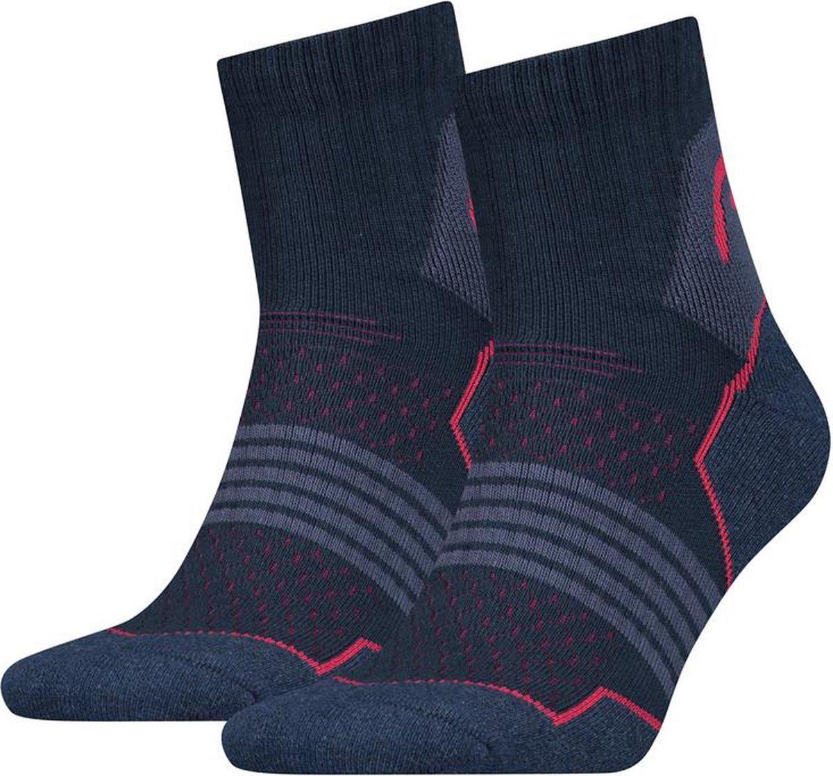 Шкарпетки Head HIKING QUARTER 2P UNISEX рожевий, синій Уні 43-46 701219909-003