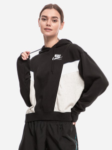 Толстовка Nike W NSW HERITAGE HOODIE FLC CZ8604-010