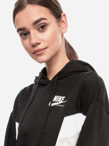 Толстовка Nike W NSW HERITAGE HOODIE FLC CZ8604-010