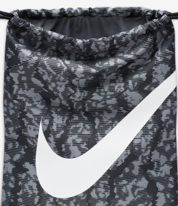 Рюкзак-мішок Nike Y NK DRAWSTRING - CAT AOP FA24 12L чорний, сірий Діт 35х46 см FZ2544-060