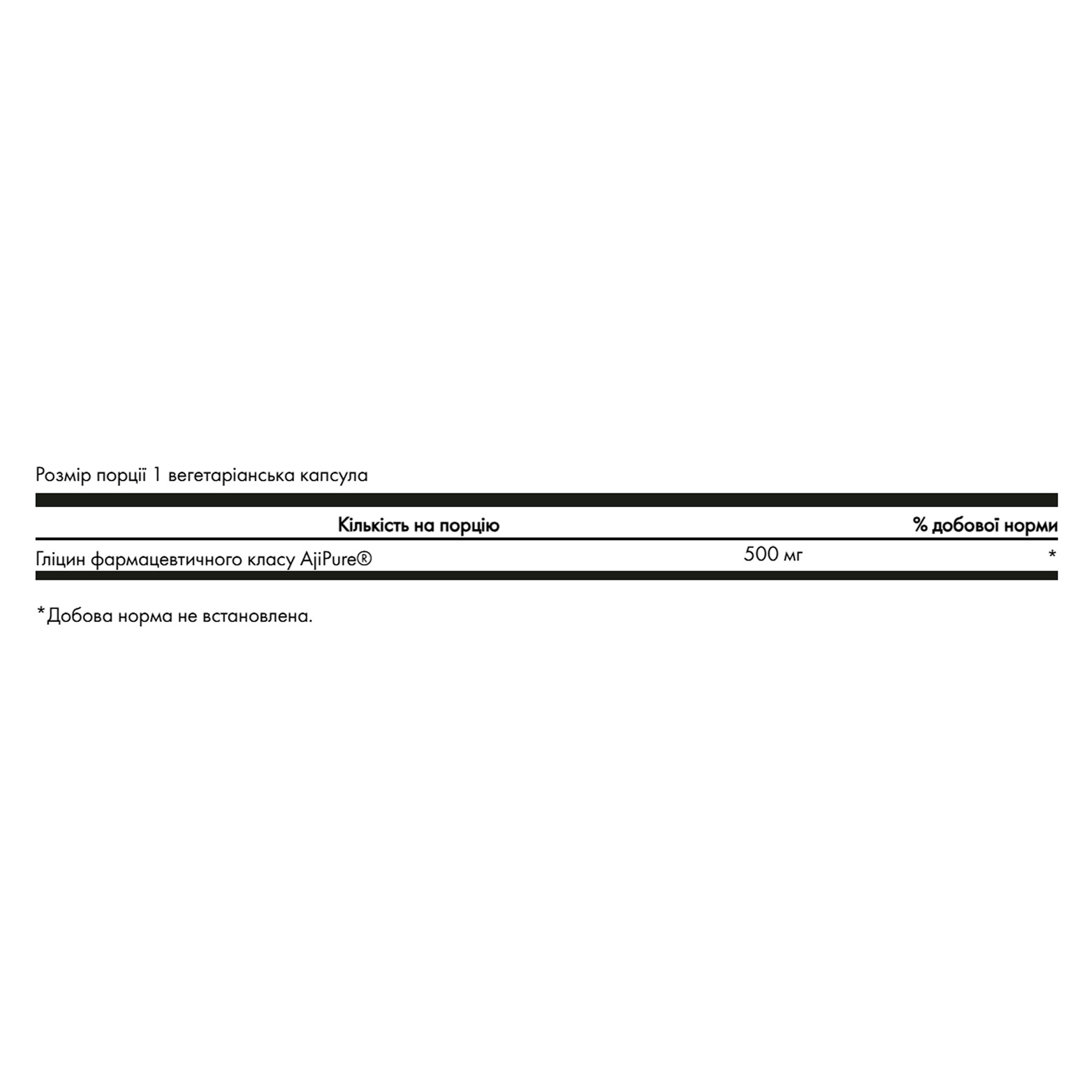 Капсули Swanson Glycine 500mg - 60 vcaps 2023-10-5873