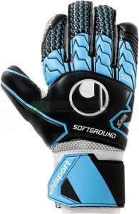 Рукавиці воротарські Uhlsport SOFT HN COMP чорно-синьо-білі 1011099 01 1011099-01