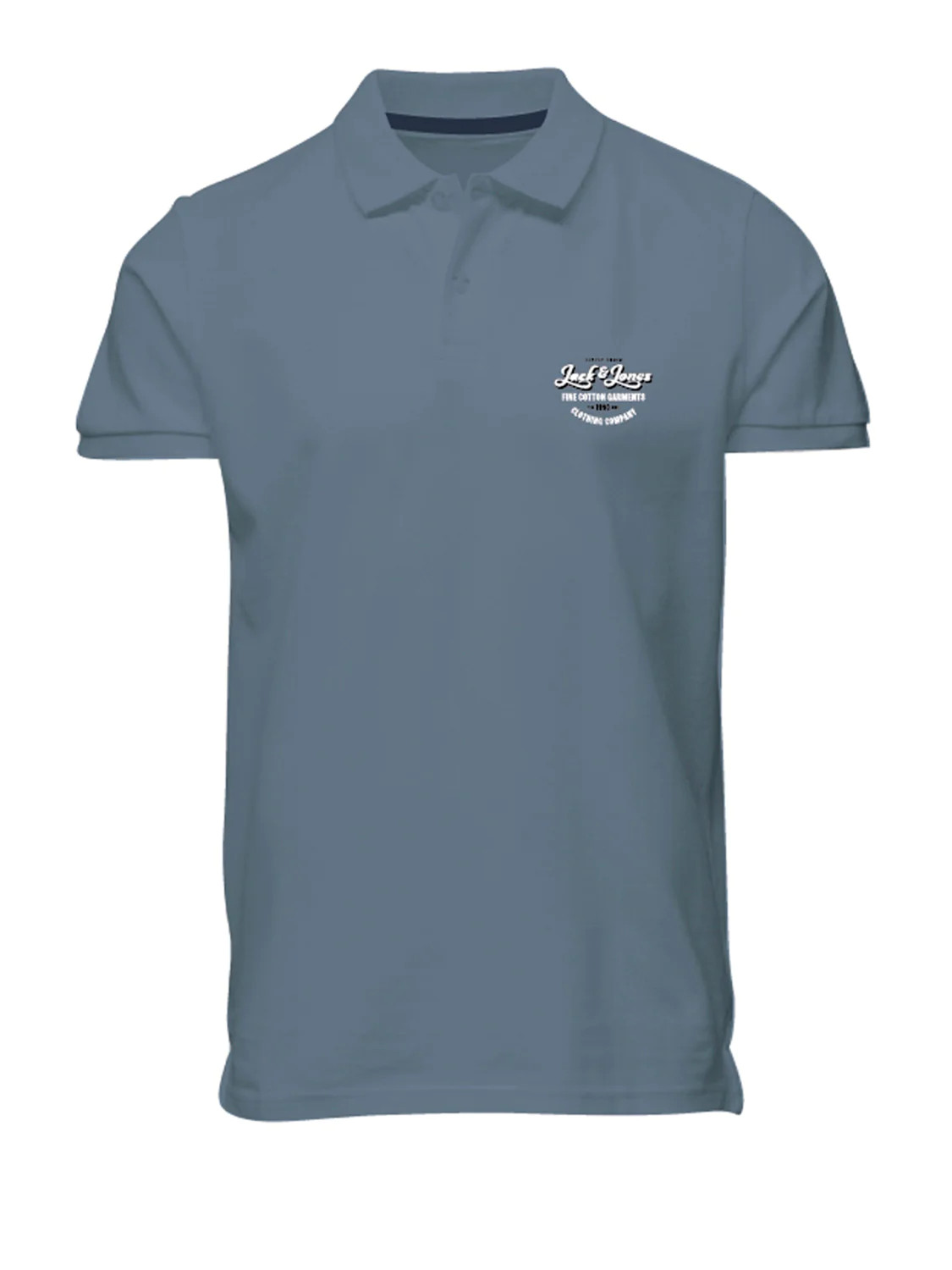 Поло JJANDY POLO SS 12223714-Flint Stone-Print:SMALL scale Jack&Jones M Блакитний 12223714-Flint Stone-Prin