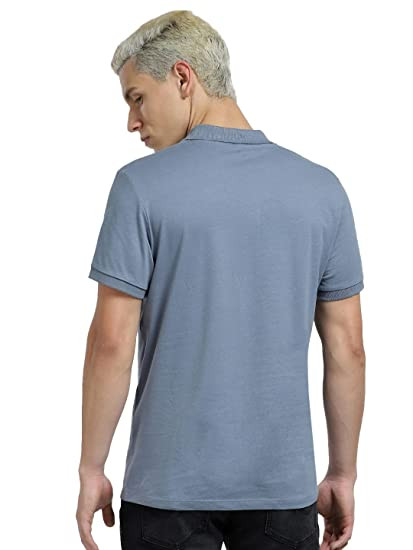 Поло JJANDY POLO SS 12223714-Flint Stone-Print:SMALL scale Jack&Jones M Блакитний 12223714-Flint Stone-Prin
